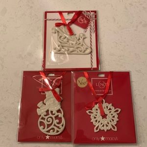 NIB Lenox ornaments